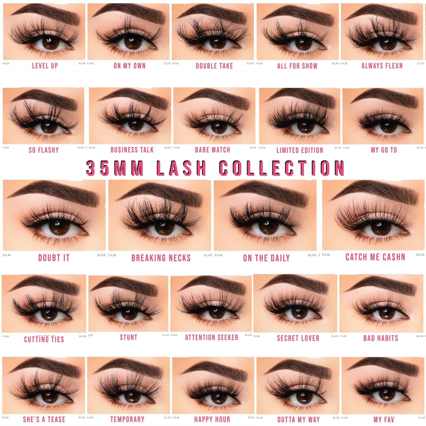 35MM Faux Mink - Full Collection 24 Lashes