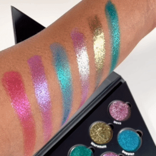 Time Warp Pressed Pigment Palette - Eyeshadow Palette - Glisten Cosmetics