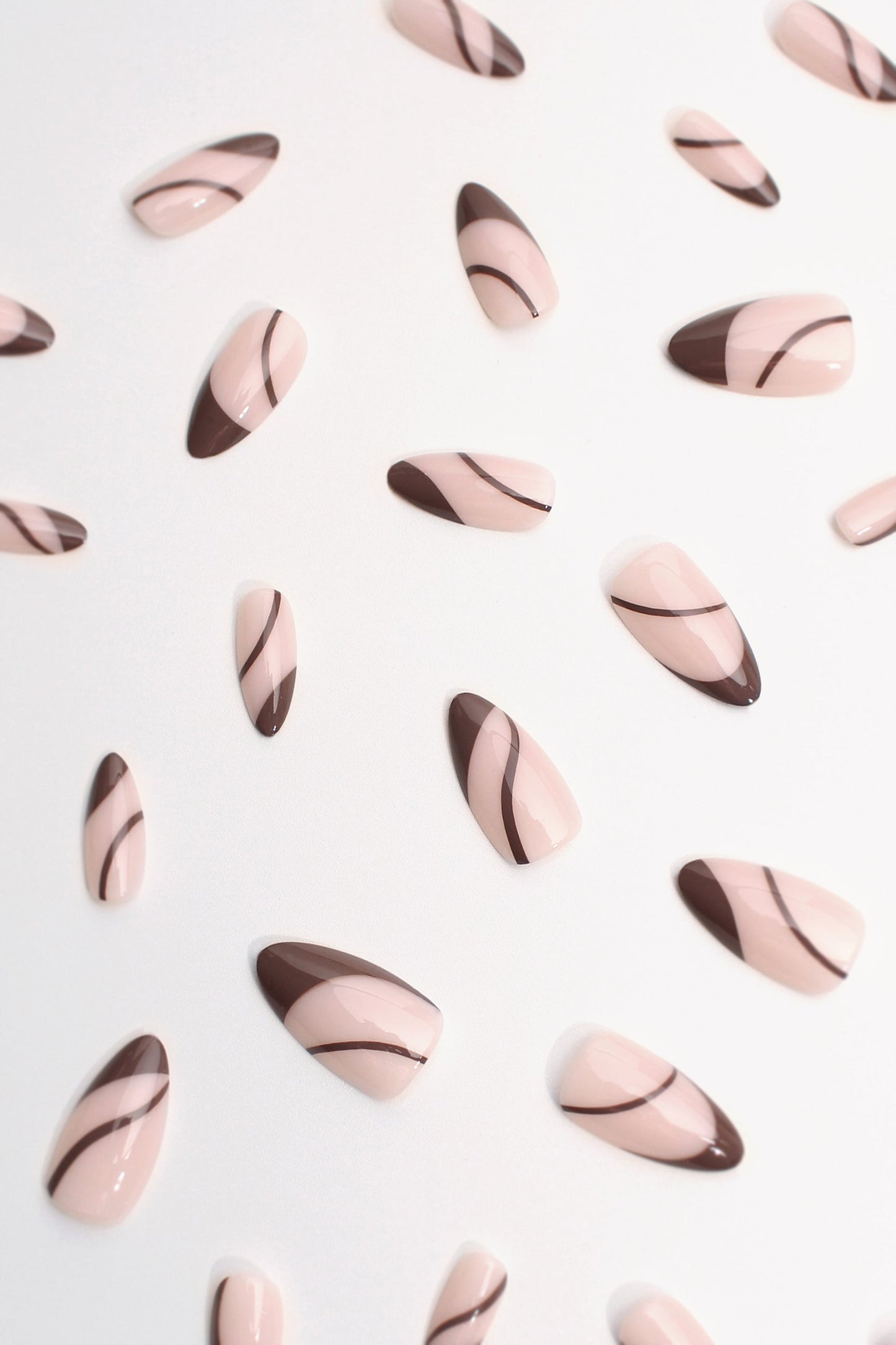 Bonmuz - Brewed Serenade | Soft & Durable Press-On Nails