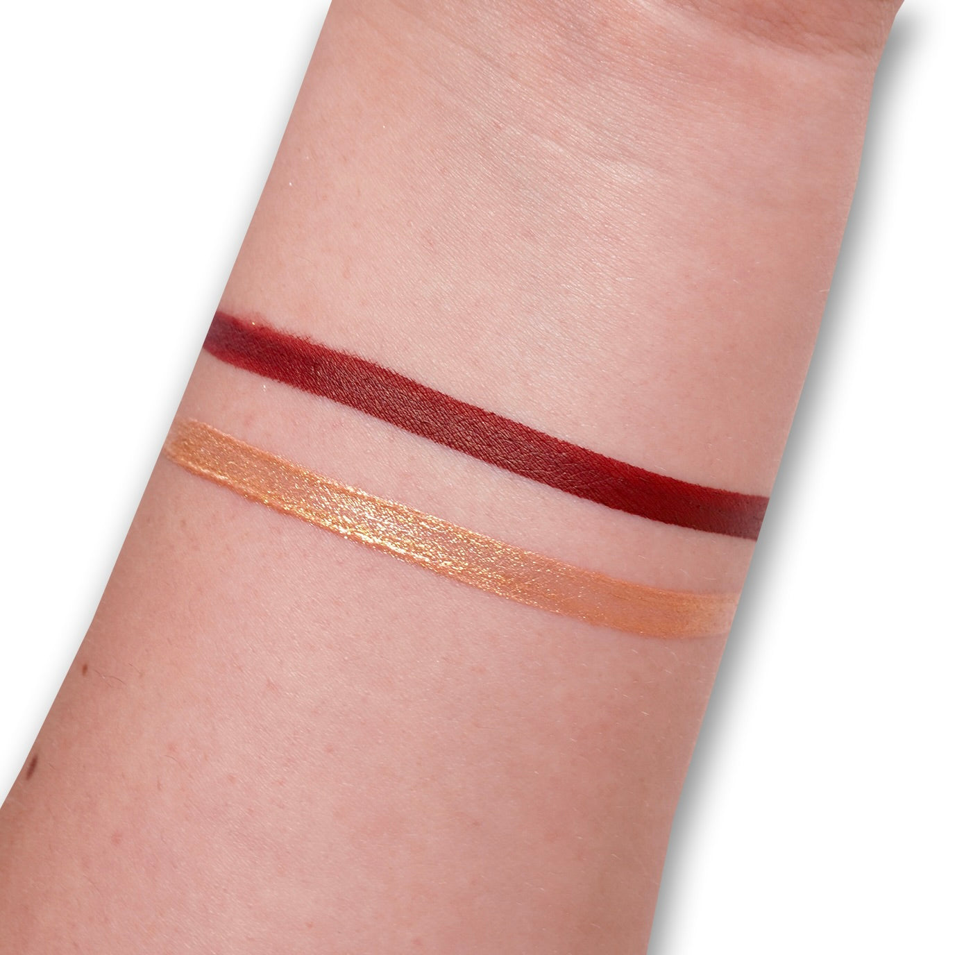 Vault Split Liner (Gold & Dark Red) - Eyeliner - Glisten Cosmetics