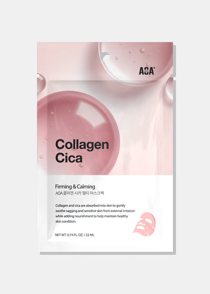 AOA Skin Collagen + Cica Sheet Mask