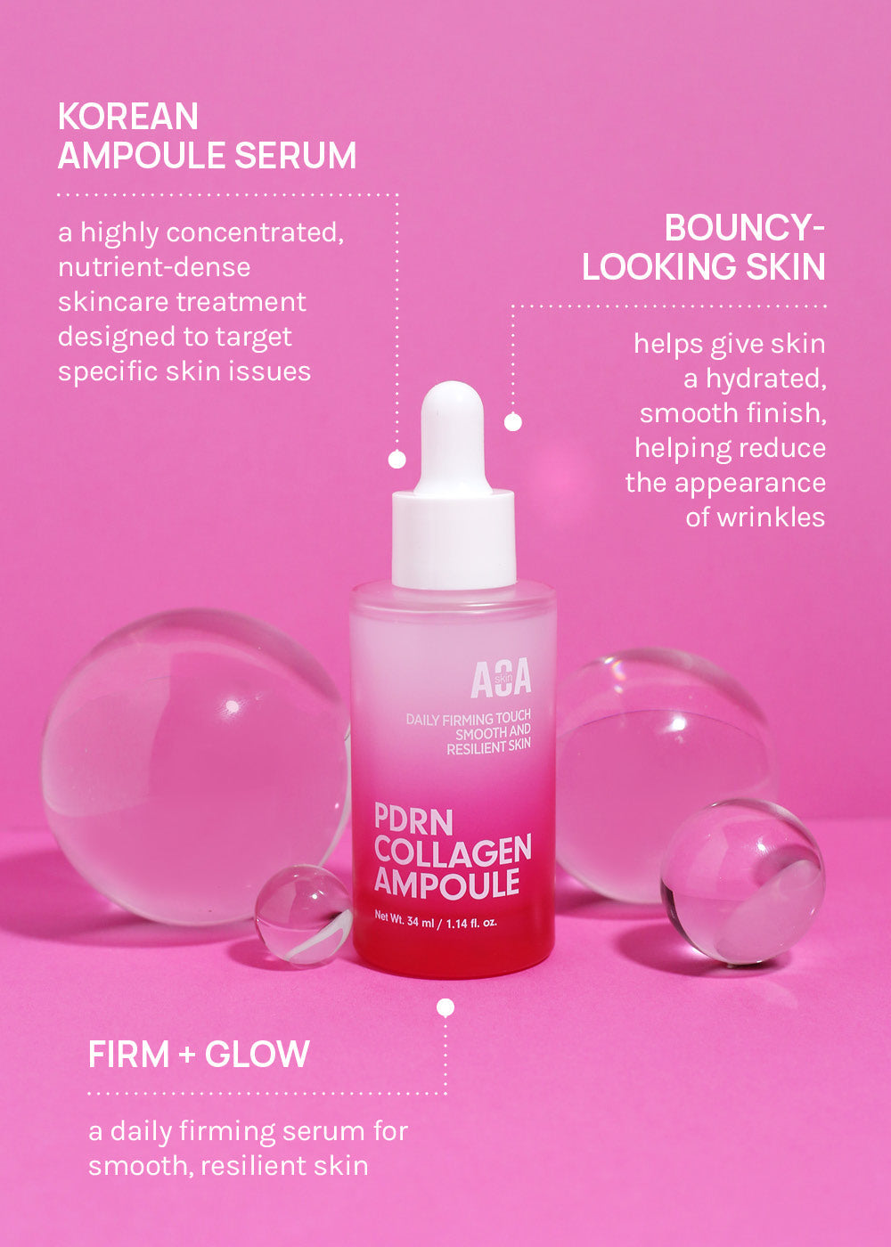 AOA Skin PDRN Collagen Ampoule 34ml