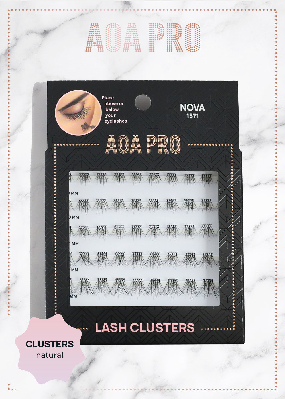AOA Pro Lash Clusters: Nova