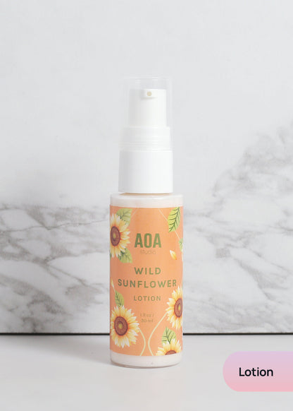 AOA Lotion, Shower Gel & Body Mist - Wild Sunflower