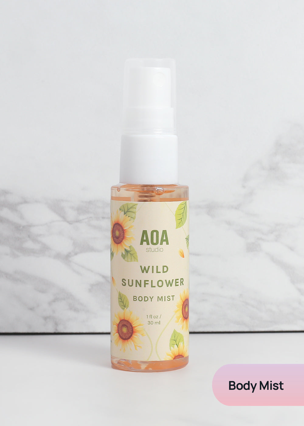 AOA Lotion, Shower Gel & Body Mist - Wild Sunflower