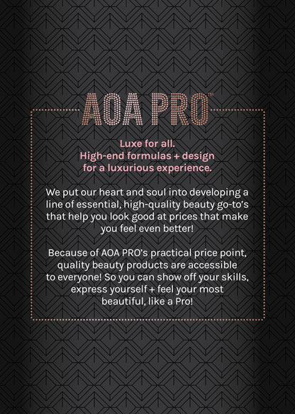 AOA Pro Double-Sided Compact Mirror – Striped Keychain