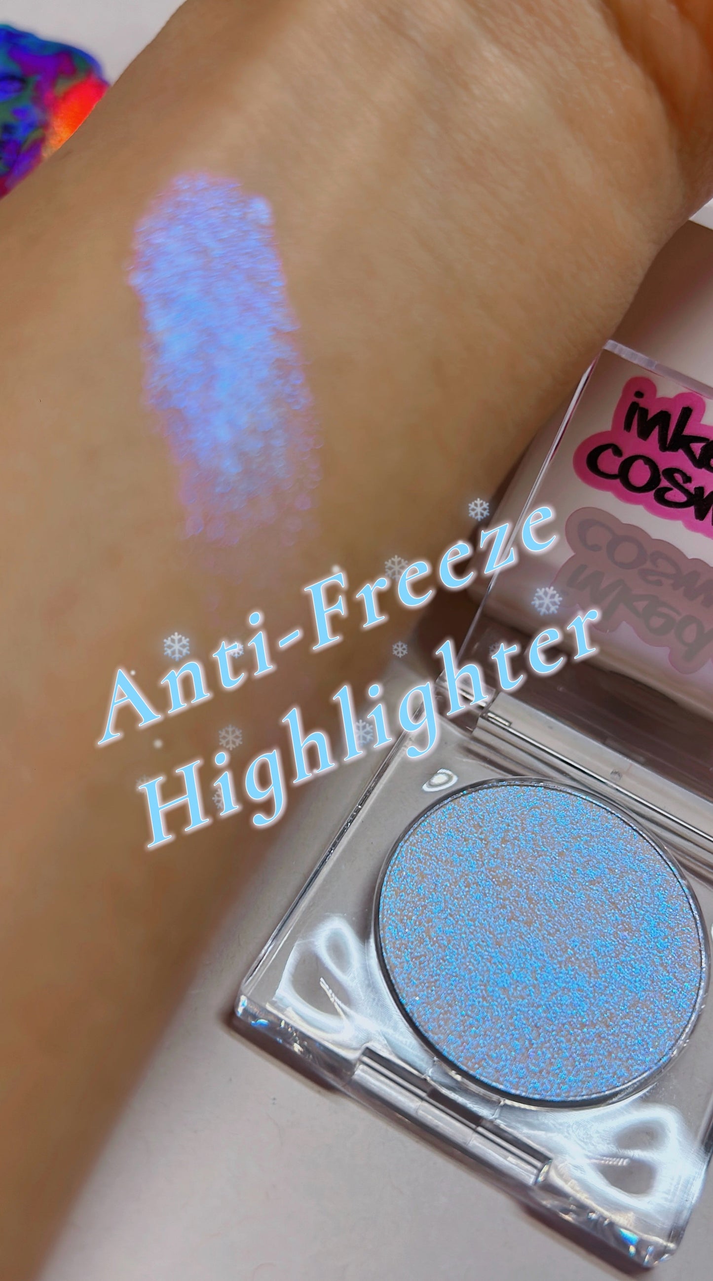 Inked Doll Cosmetics - ANTI-FREEZE “Icy Blue” HIGHLIGHTER