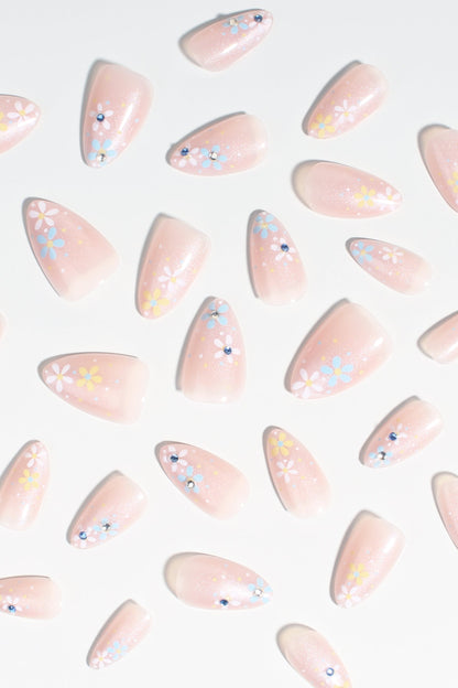 Bonmuz - Cloudy Halo | Soft & Durable Press-On Nails