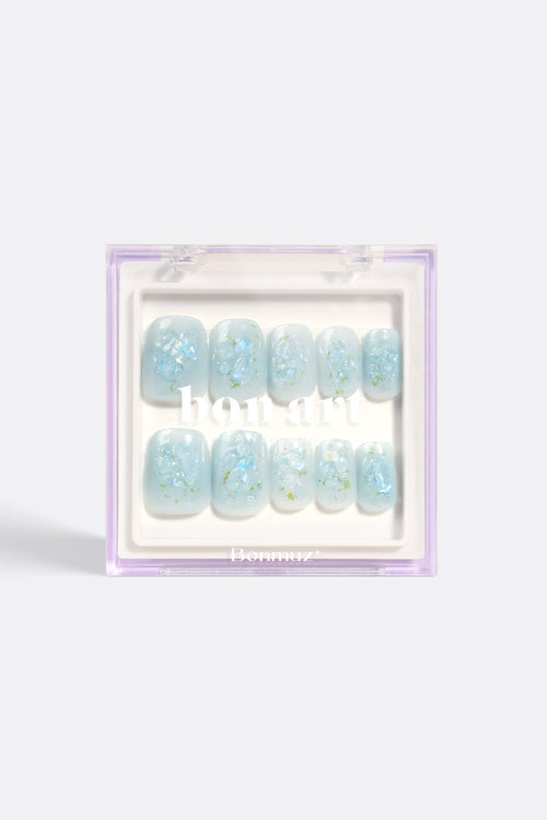 Bonmuz - Glacial Gleam | Pro Handmade Gel Nails