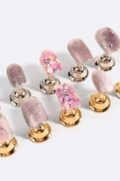 Bonmuz - Shimmering Prosecco | Pro Handmade Gel Nails