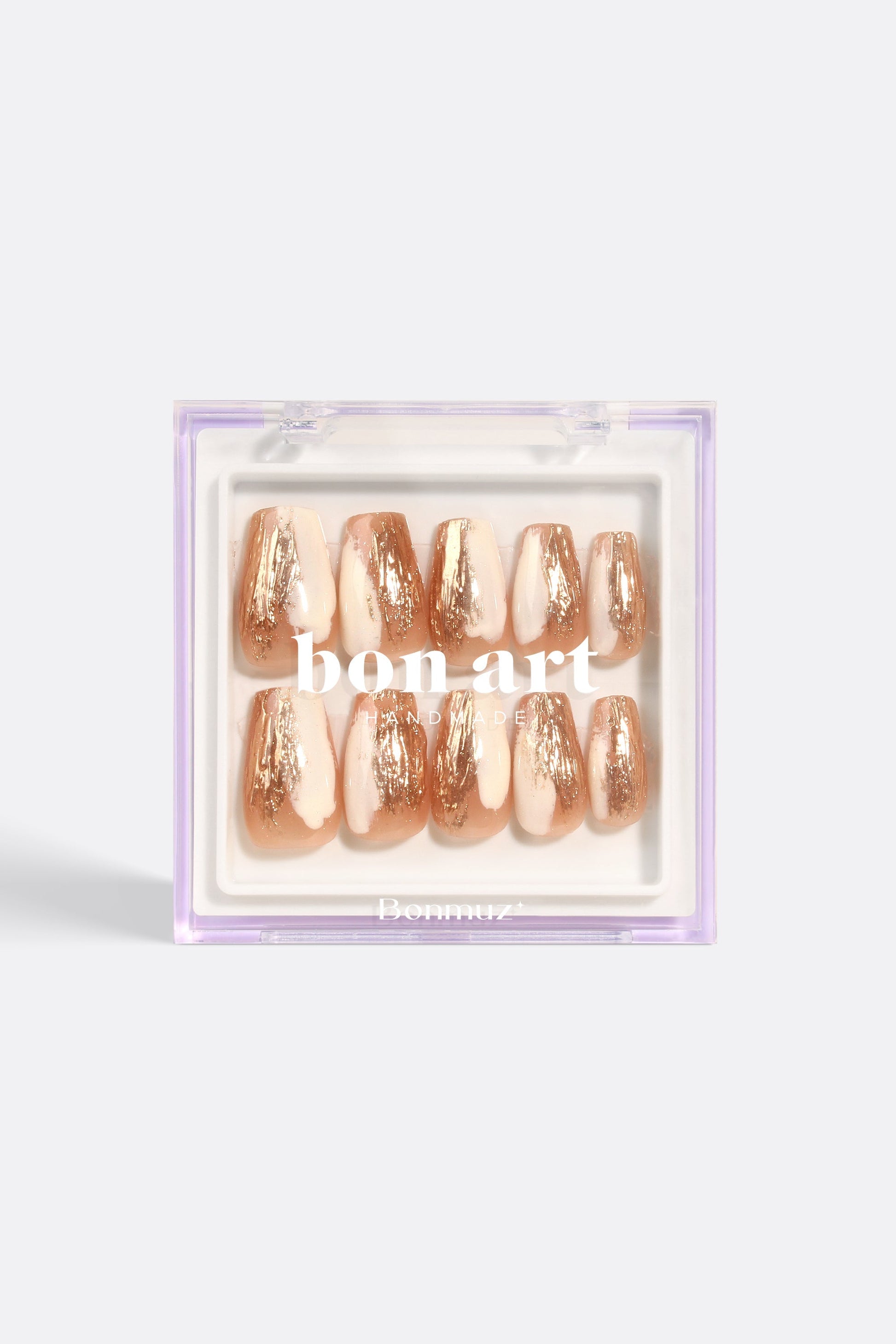 Bonmuz - Gilded Crème | Pro Handmade Gel Nails
