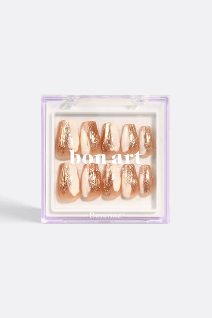 Bonmuz - Gilded Crème | Pro Handmade Gel Nails