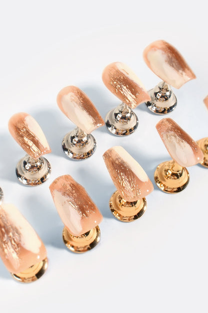 Bonmuz - Gilded Crème | Pro Handmade Gel Nails