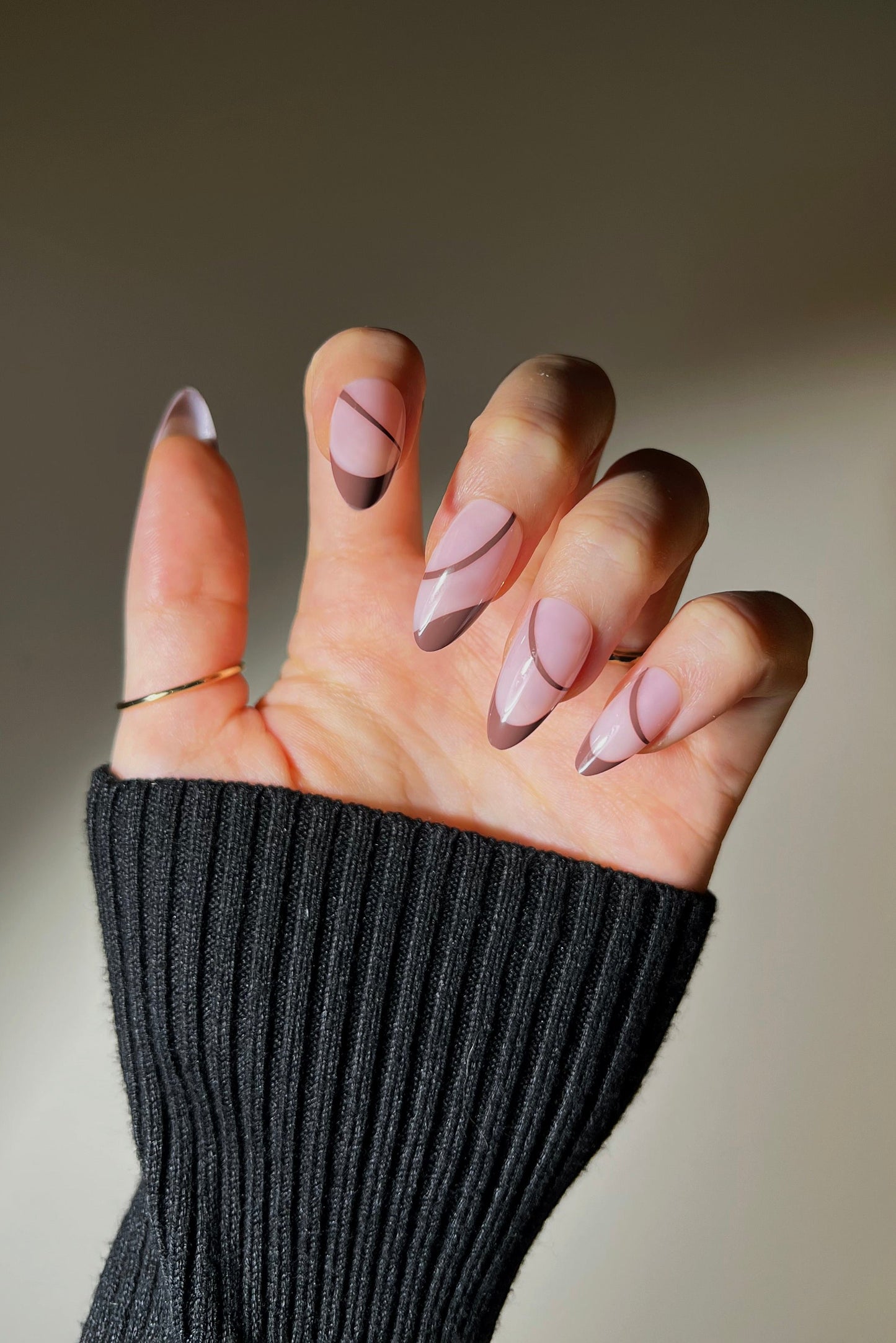 Bonmuz - Brewed Serenade | Soft & Durable Press-On Nails
