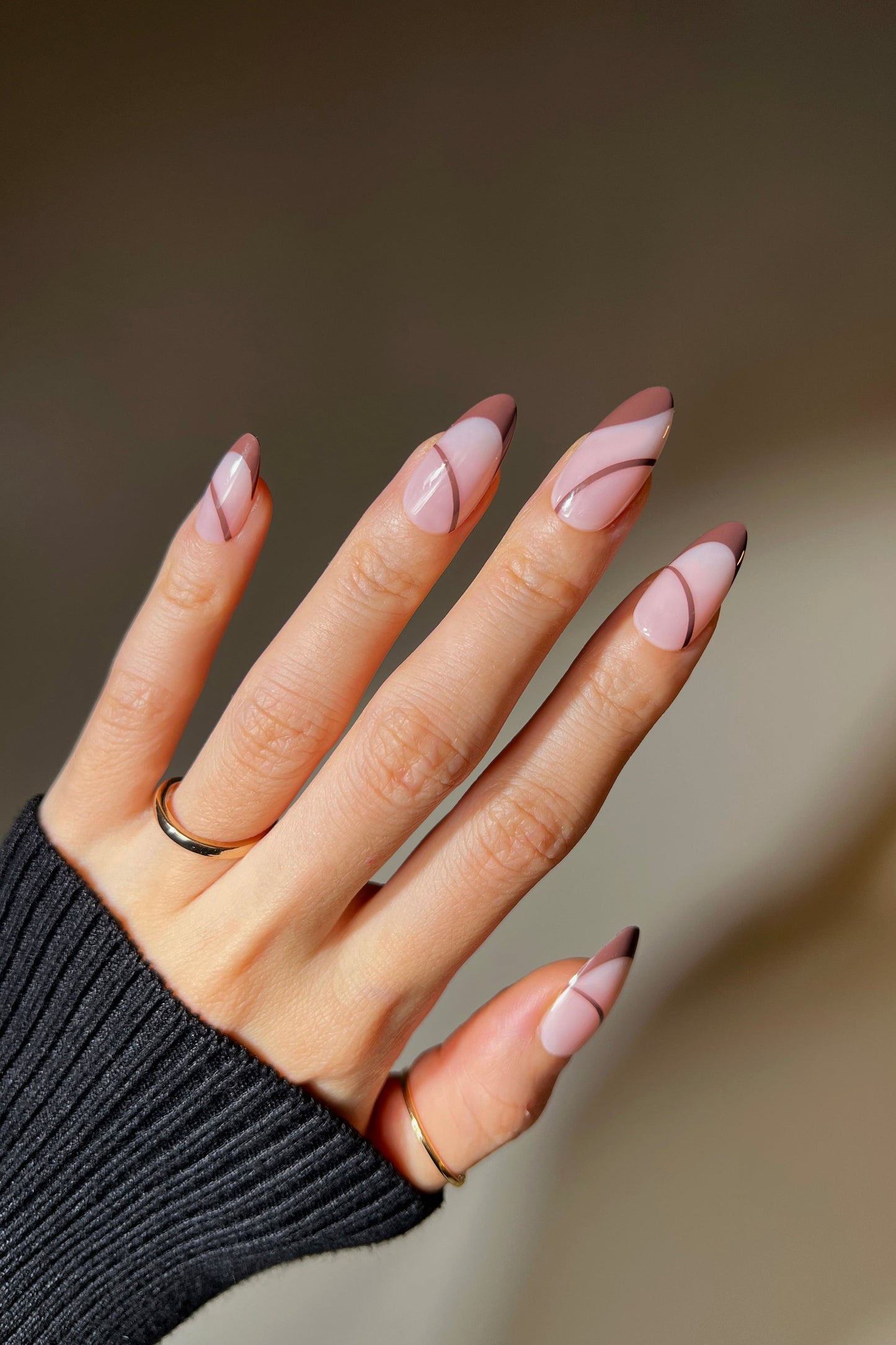Bonmuz - Brewed Serenade | Soft & Durable Press-On Nails