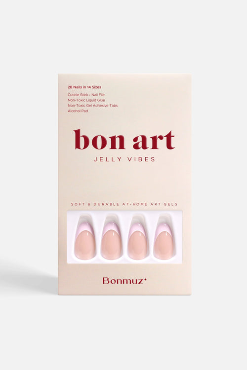 Bonmuz - Lavender Petal Grace | Soft & Durable Press-On Nails