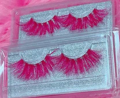Inked Doll Cosmetics - *BARBIE-LICIOUS* (Pink) DreamDoll COLOR Lashes !