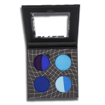 Blue 4 Pan Palette - Eyeliner - Glisten Cosmetics