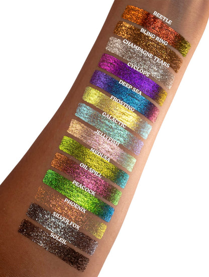 Peacock Chroma Flik (Blue/Green) - Liquid Liner - Glisten Cosmetics
