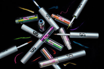 Peacock Chroma Flik (Blue/Green) - Liquid Liner - Glisten Cosmetics