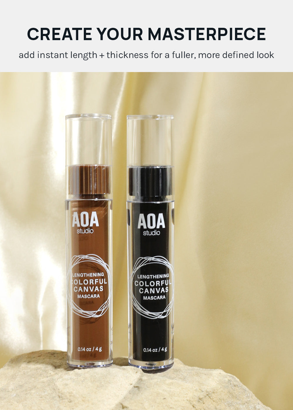 AOA Colorful Canvas Lengthening Mascara