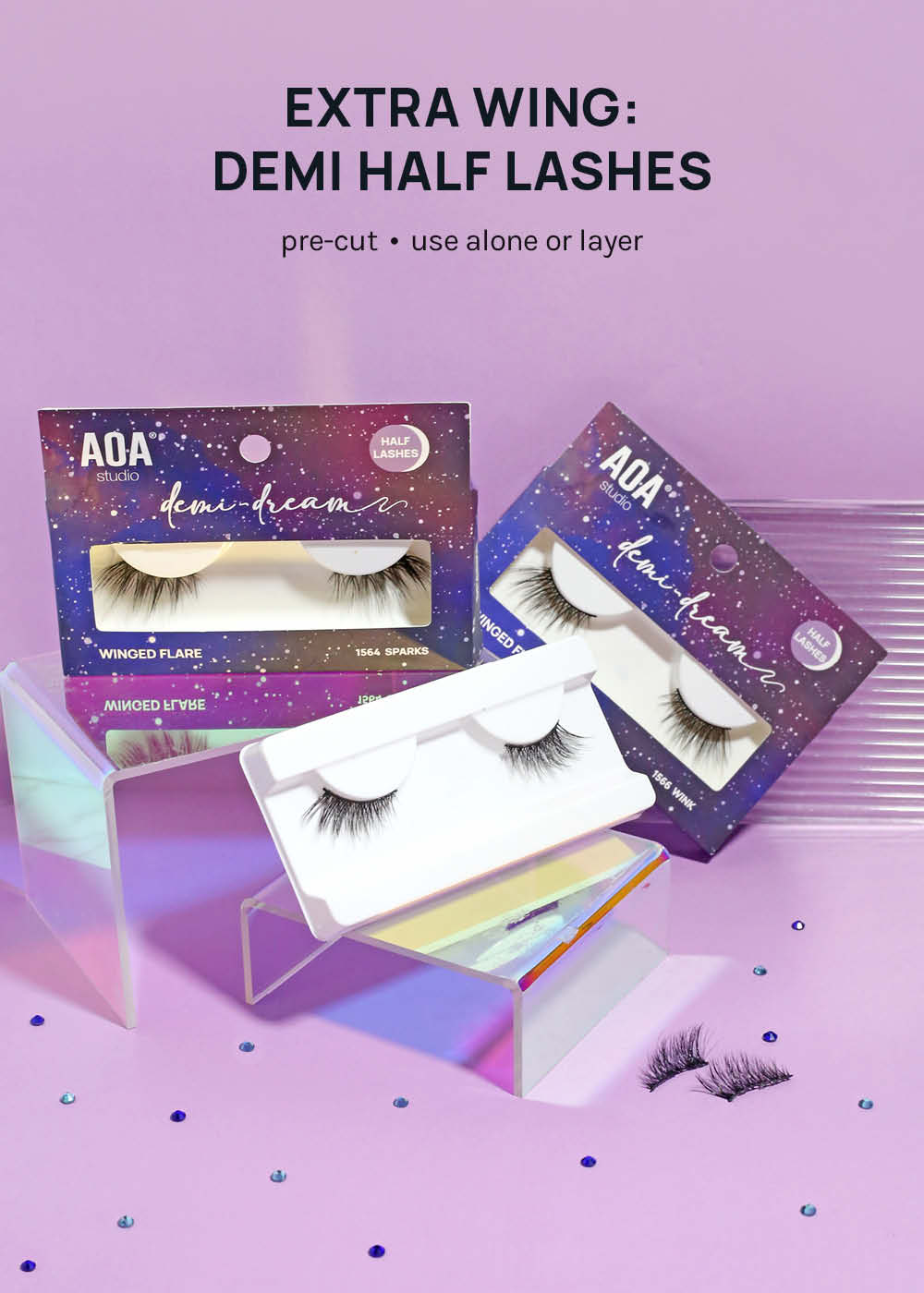 Demi-Dream Half Lashes – Demure