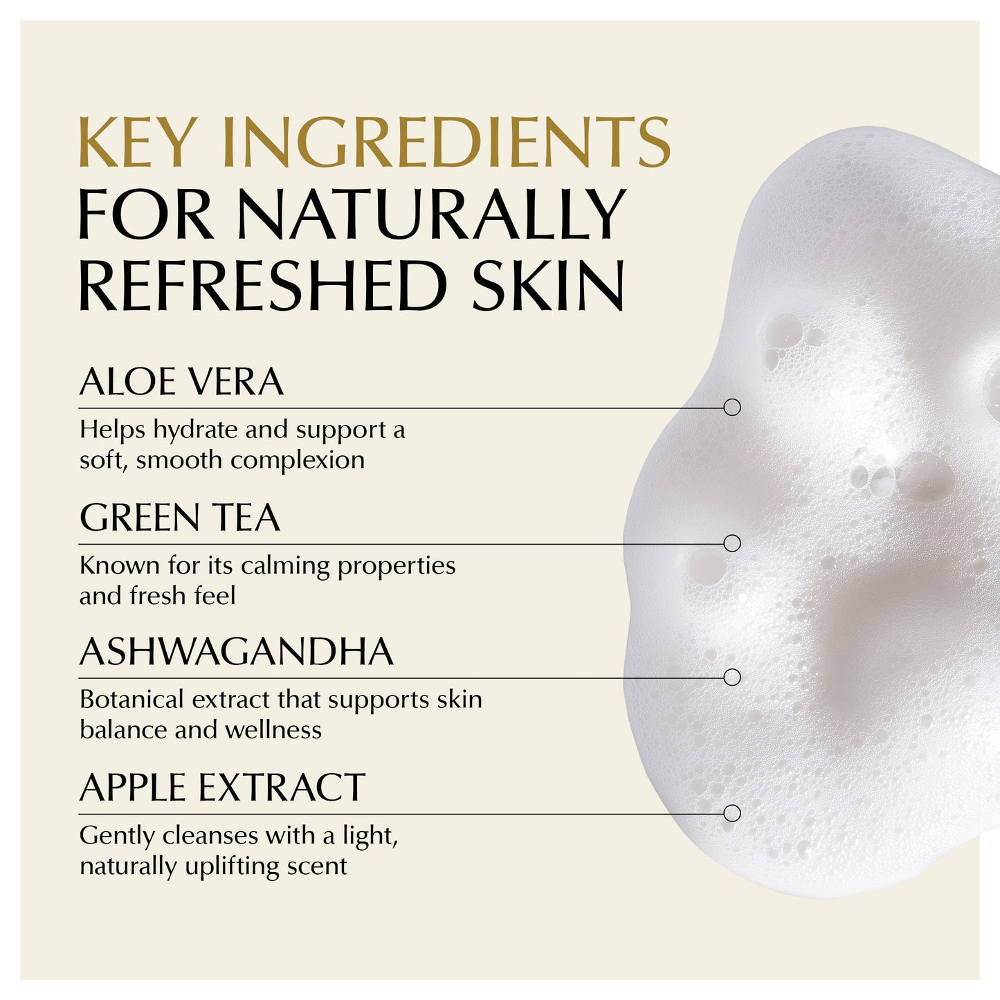 EpiLynx - Gentle, Oil-Free Foaming Apple Cleanser for Sensitive & Acne-Prone Skin | Vegan, allergen-friendly, sulfate & paraben free | Purifying, hydrating face wash for all skin types