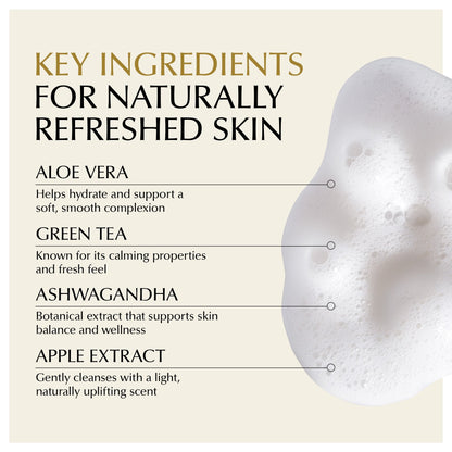 EpiLynx - Gentle, Oil-Free Foaming Apple Cleanser for Sensitive & Acne-Prone Skin | Vegan, allergen-friendly, sulfate & paraben free | Purifying, hydrating face wash for all skin types
