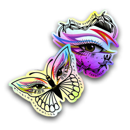 Fairy Freak Sticker Bundle - Holographic - Glisten Cosmetics