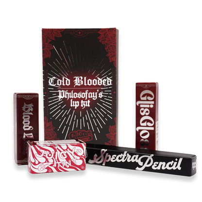 Cold Blooded - Lip Kit - Glisten Cosmetics X Philosofay