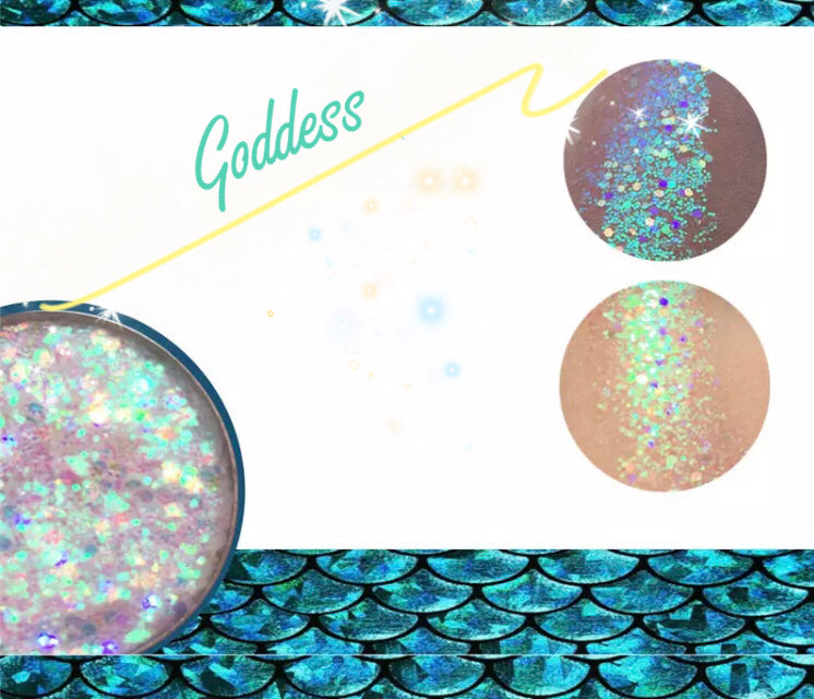 Inked Doll Cosmetics - GODDESS Mermaid Jelly (Face/Body/Hair) Glitter Gel