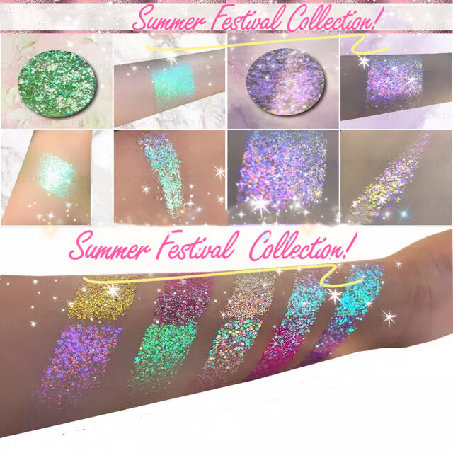 Inked Doll Cosmetics - COACHELLA *LMT EDT* Summer Festival Pressed Glitter