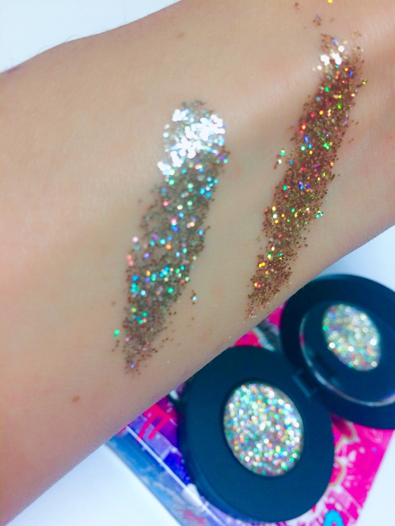 Inked Doll Cosmetics - "HOLLYWOOD!" Single Pressed Glitter Palette