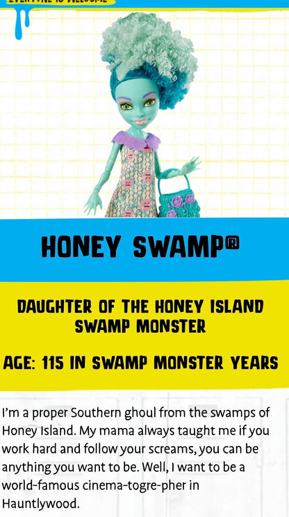 Inked Doll Cosmetics - (HUGE!) Monster Doll HONEY SWAMP *UV NEON PASTEL* Split Liner/Face/Body Paint