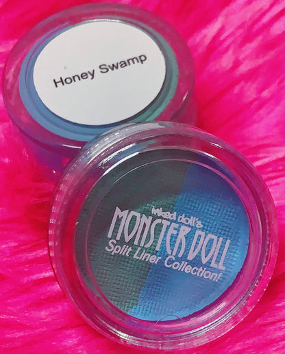 Inked Doll Cosmetics - (HUGE!) Monster Doll HONEY SWAMP *UV NEON PASTEL* Split Liner/Face/Body Paint