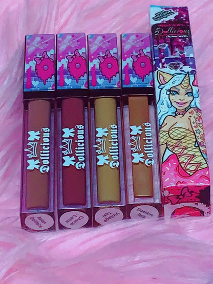 Inked Doll Cosmetics - THE "NUDES/GOLDS!!" DOLLICIOUS MATTE VEGAN LIQUID LIPSTICK