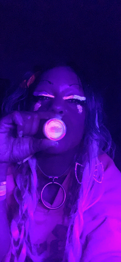 Inked Doll Cosmetics - (HUGE!) Monster Doll RIVER STYXX *UV Neon Pastel* SPLIT LINER/FACE/BODY PAINT