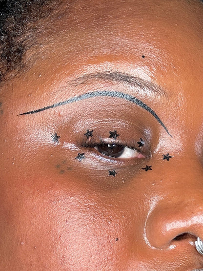 Black Spectra Pen - Star Stamp Liner - Glisten Cosmetics
