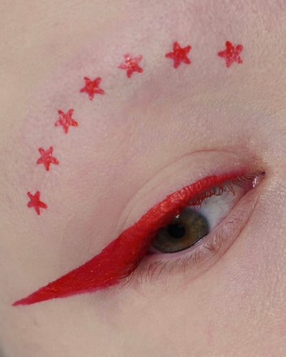 Red Spectra Pen - Star Stamp Liner - Glisten Cosmetics