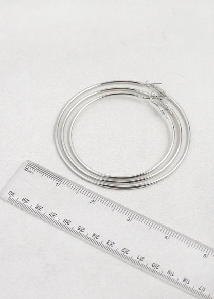 Classic Thin Hoop Earrings - 9mm