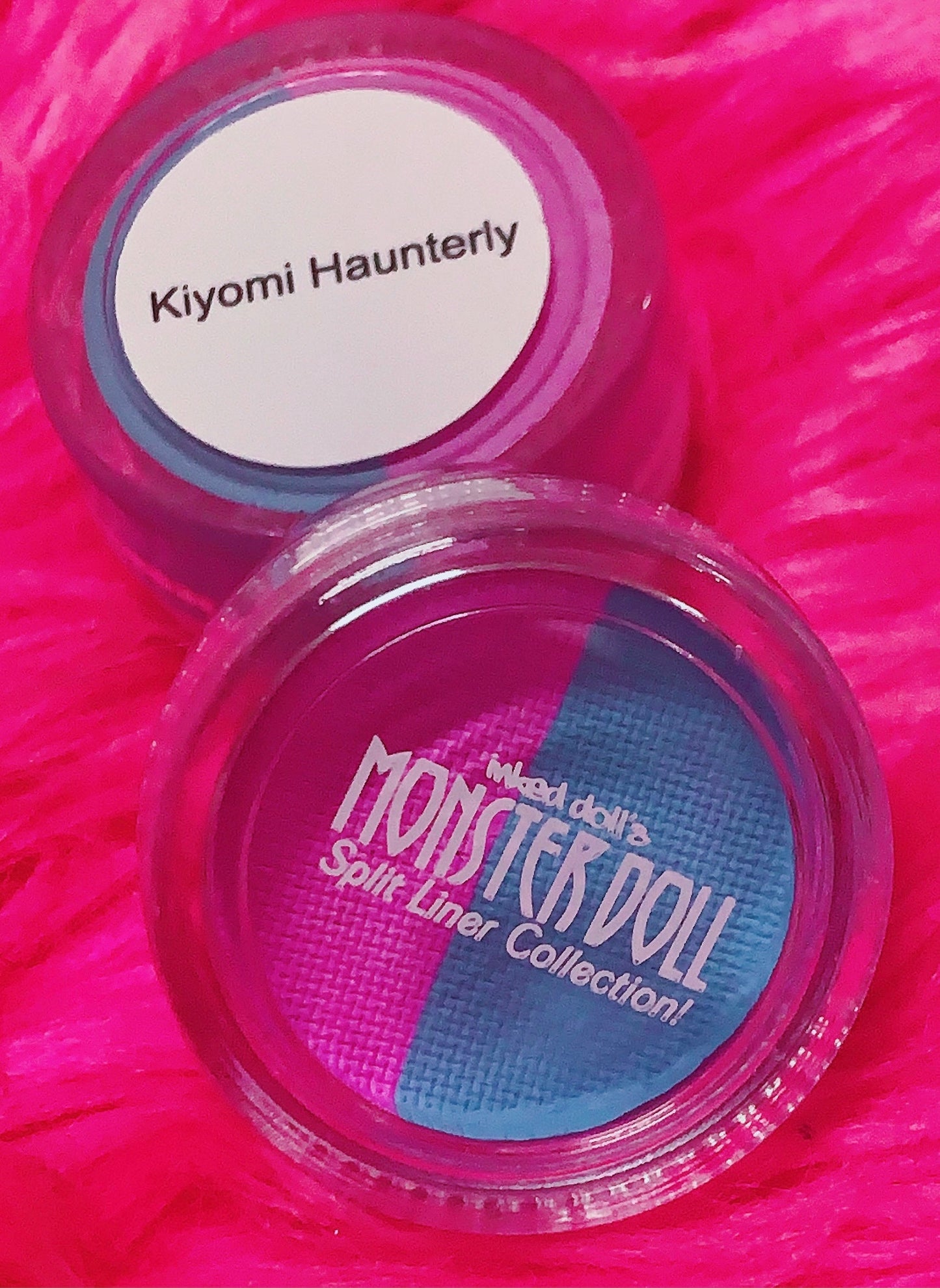 Inked Doll Cosmetics - (HUGE!) Monster Doll KIYOMI HAUNTERLY *UV Neon Pastel* SPLIT LINER/FACE/BODY PAINT
