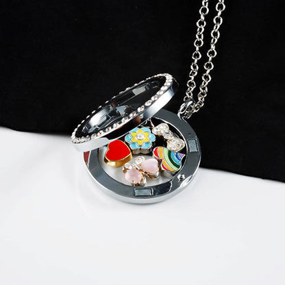 Grape Win Bottle Locket Charm