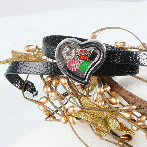 Gold Letter P Locket Charm