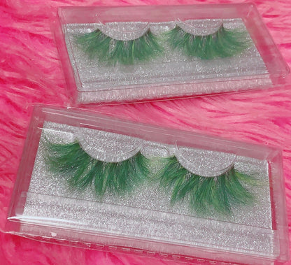 Inked Doll Cosmetics - *LEPRECHAUN* (Green) DreamDoll Color Lashes !