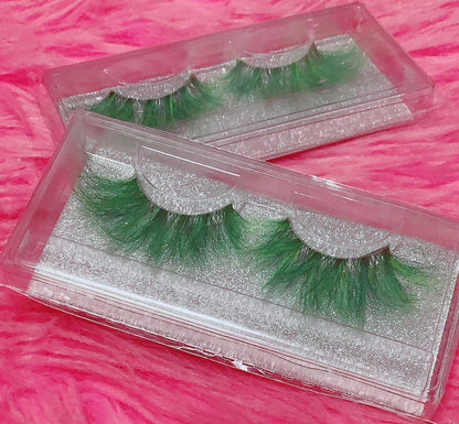 Inked Doll Cosmetics - *LEPRECHAUN* (Green) DreamDoll Color Lashes !