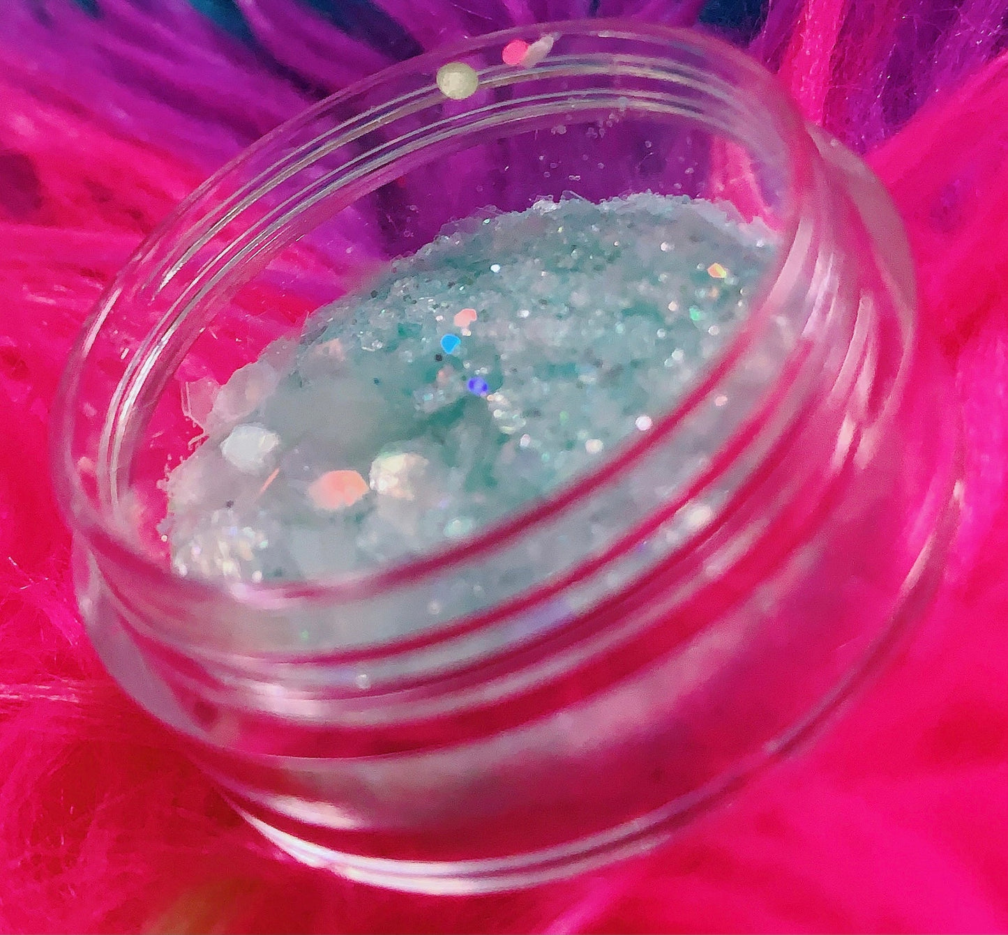 Inked Doll Cosmetics - MINT CRYSTALS Chunky GlamDoll Glitter