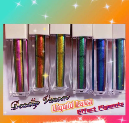 Inked Doll Cosmetics - "EVIL INTENTIONS" Deadly Venom LIQUID LAVA Effect Pigments