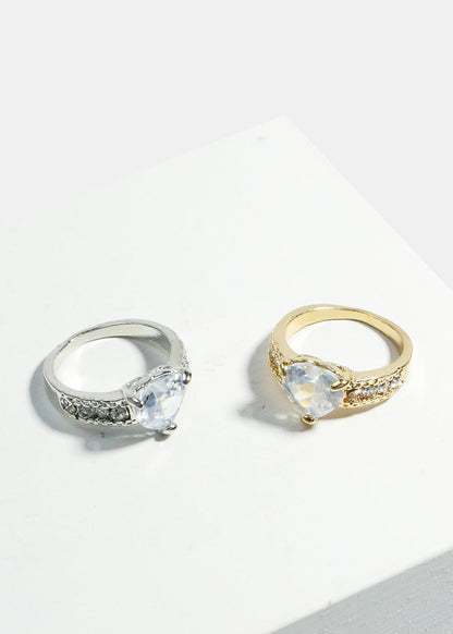 Center Heart Ring