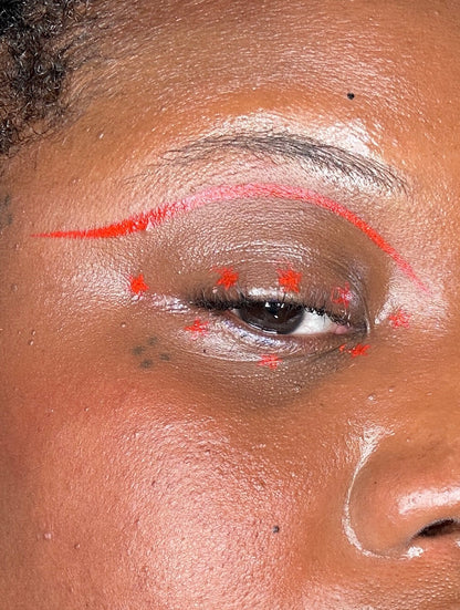 Red Spectra Pen - Star Stamp Liner - Glisten Cosmetics