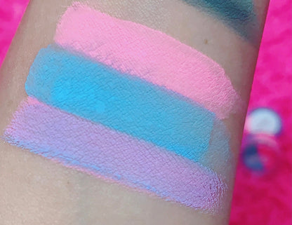 Inked Doll Cosmetics - (HUGE!) Monster Doll RIVER STYXX *UV Neon Pastel* SPLIT LINER/FACE/BODY PAINT